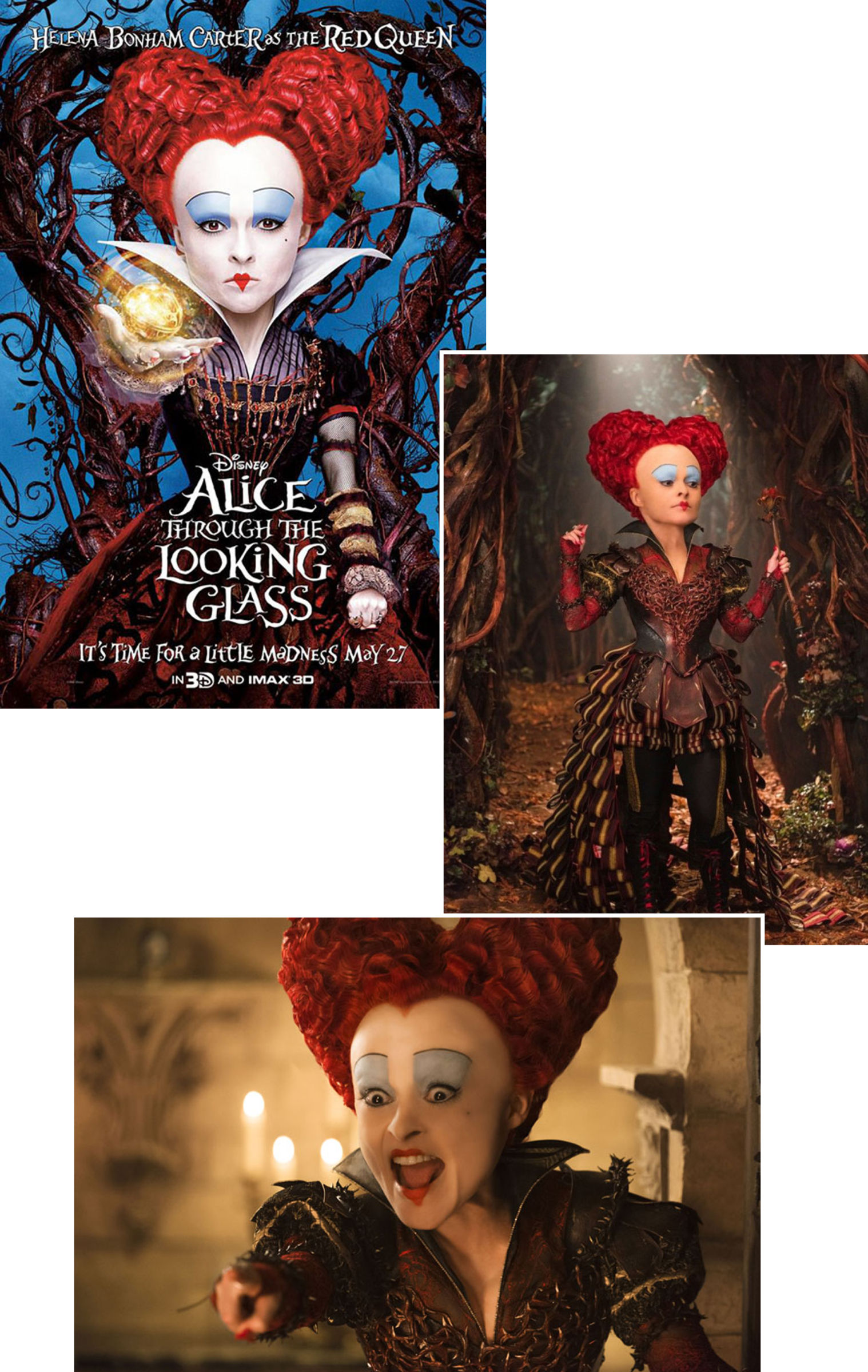 Helena Bonham Carter, Regina di Cuori in Alice in Wonderland di Tim Burton