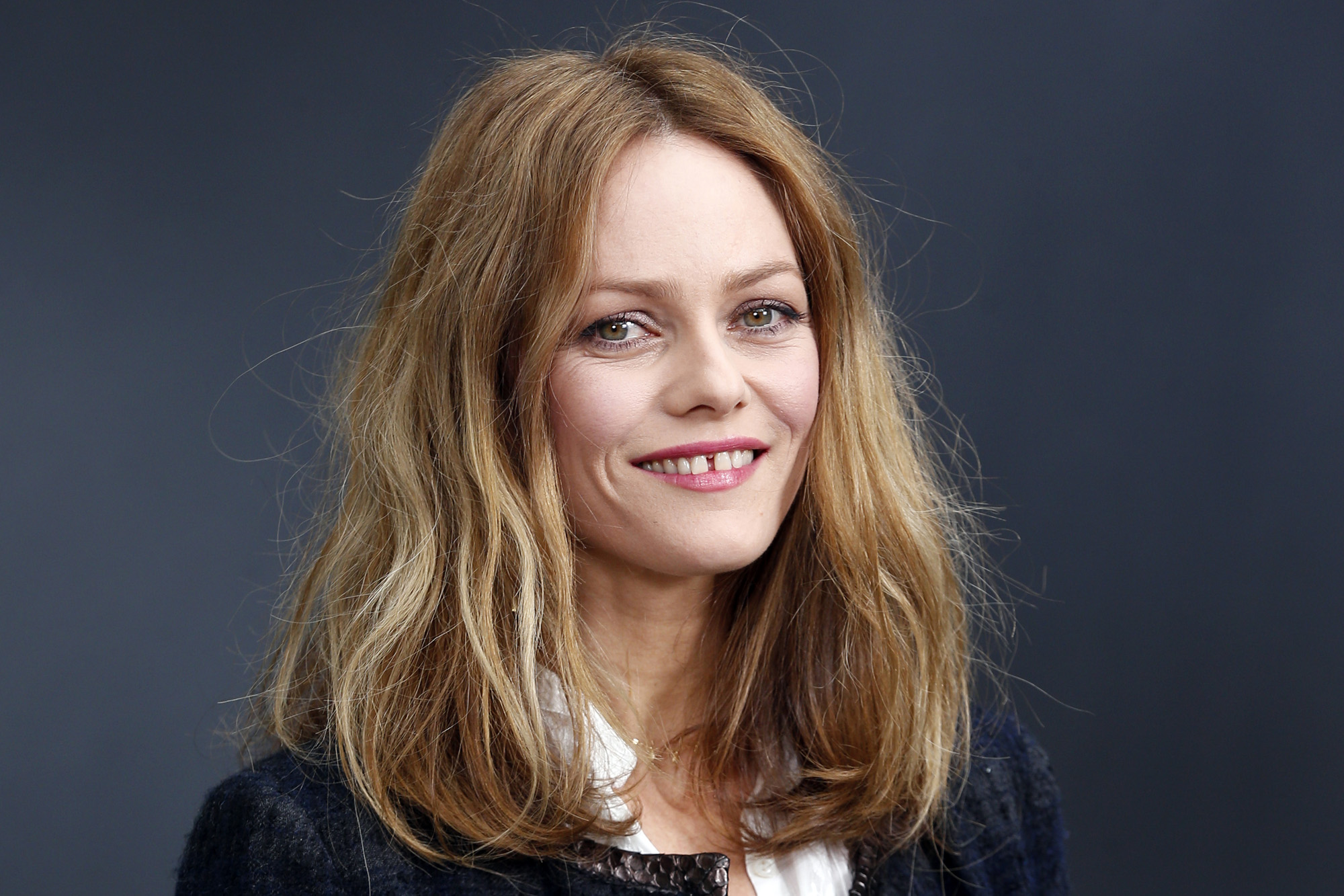 French singer and actress Vanessa Paradis poses on March 5, 2013 as she arrives to attend Chanel's Fall/Winter 2013-2014 ready-to-wear collection show at the Grand Palais in Paris. AFP PHOTO/FRANCOIS GUILLOT (Photo credit should read FRANCOIS GUILLOT/AFP/Getty Images)