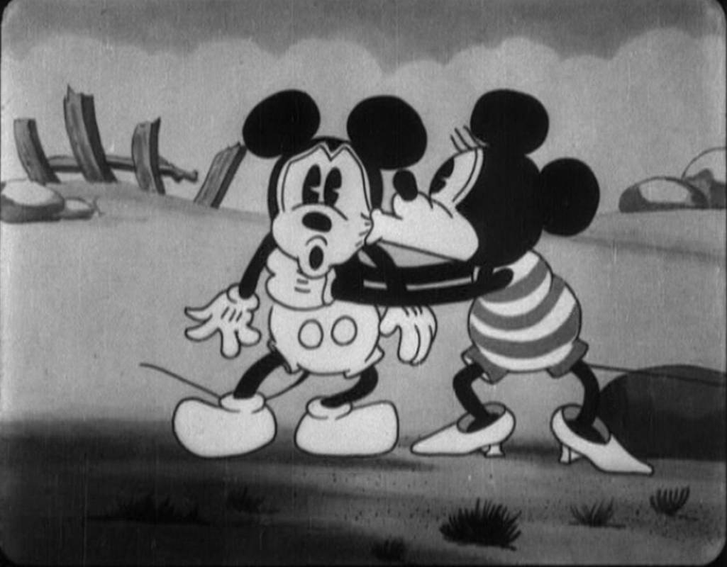 Classic Mickey Modern Black and White Series Fashion Trend Cartoon