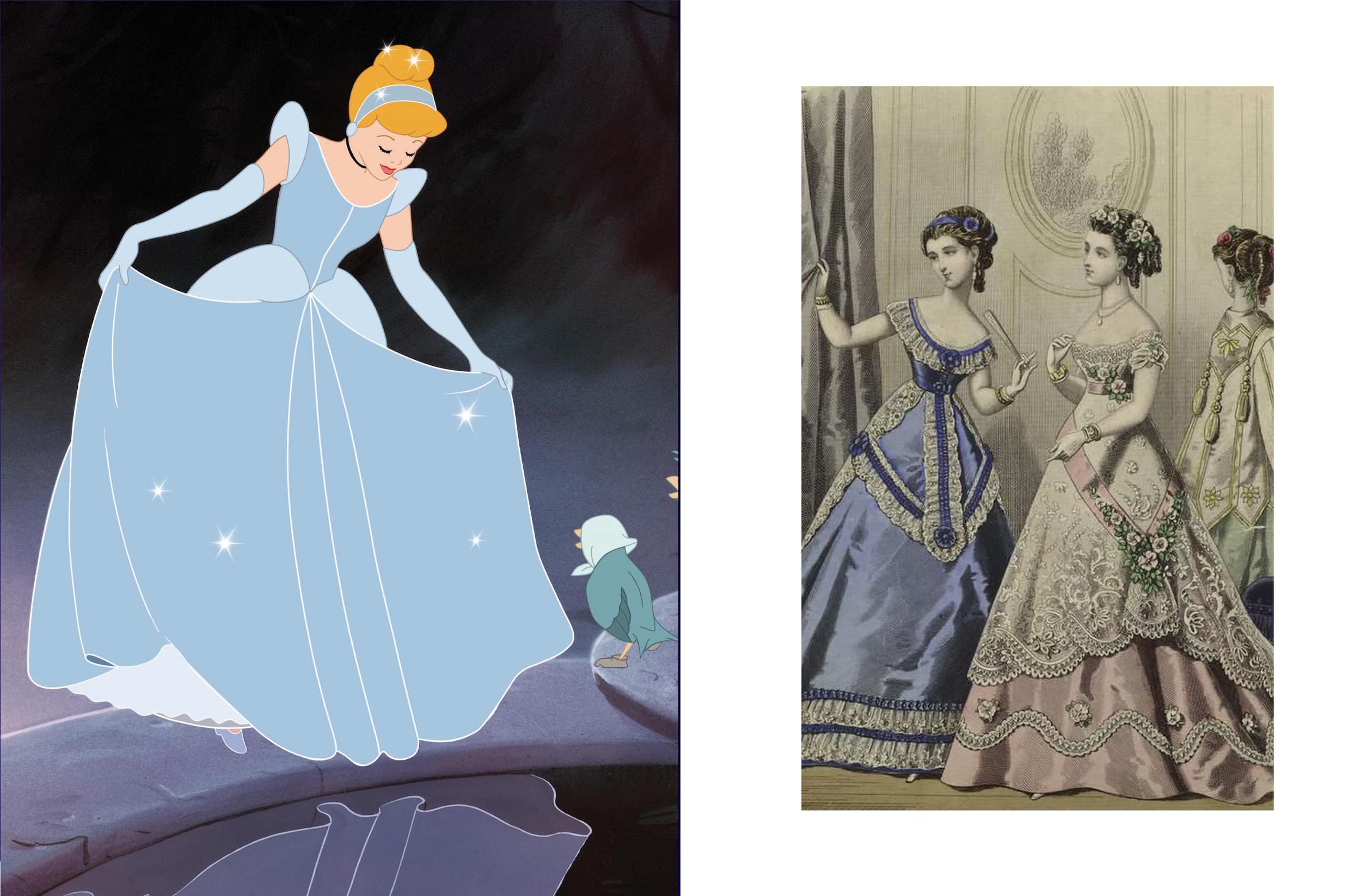 Disney Princesses: The Most Iconic Dresses between Historical