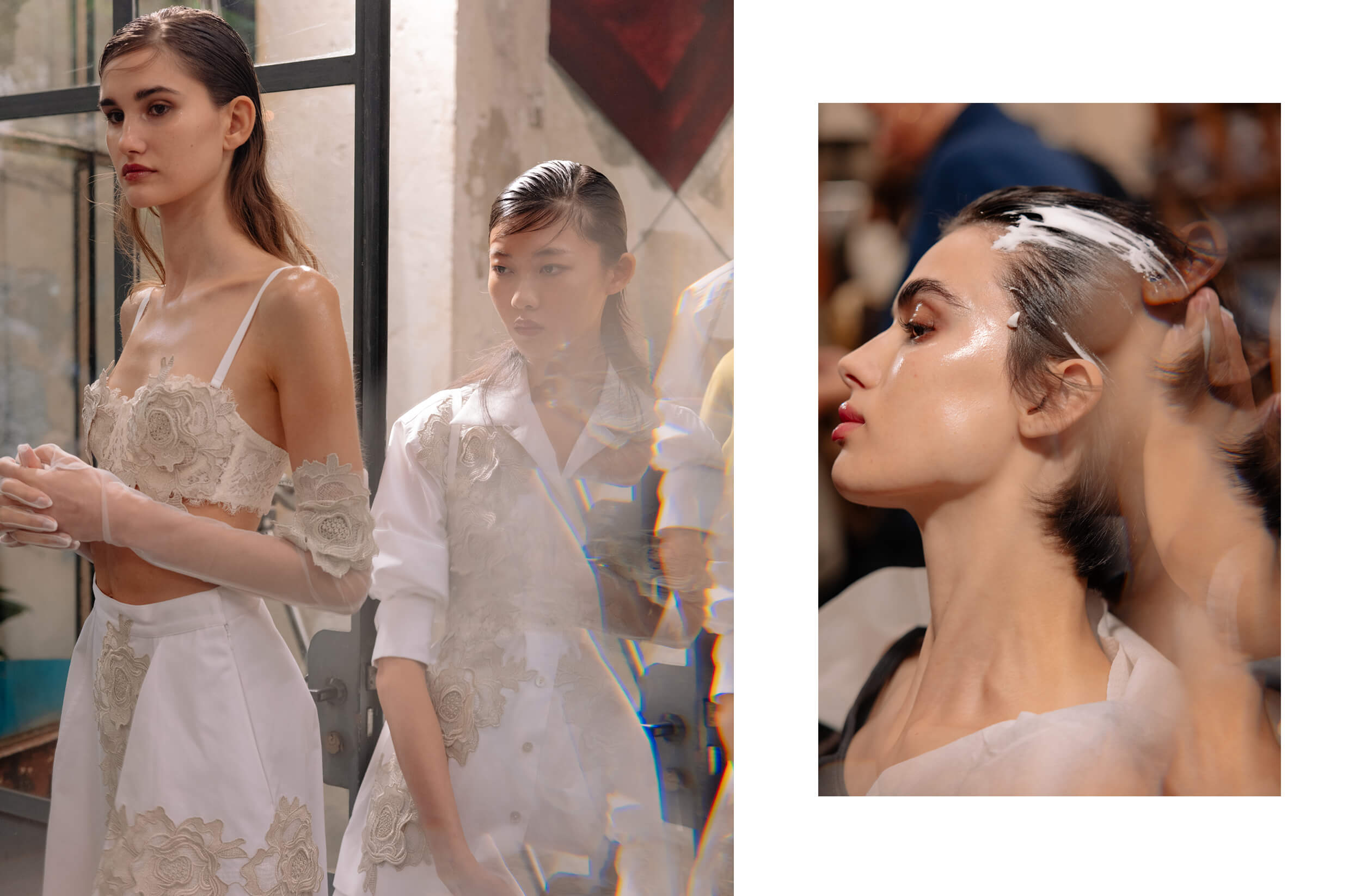 Chanel Gives the Bridal Ponytail a Magical Makeover for Fall 2017 Couture